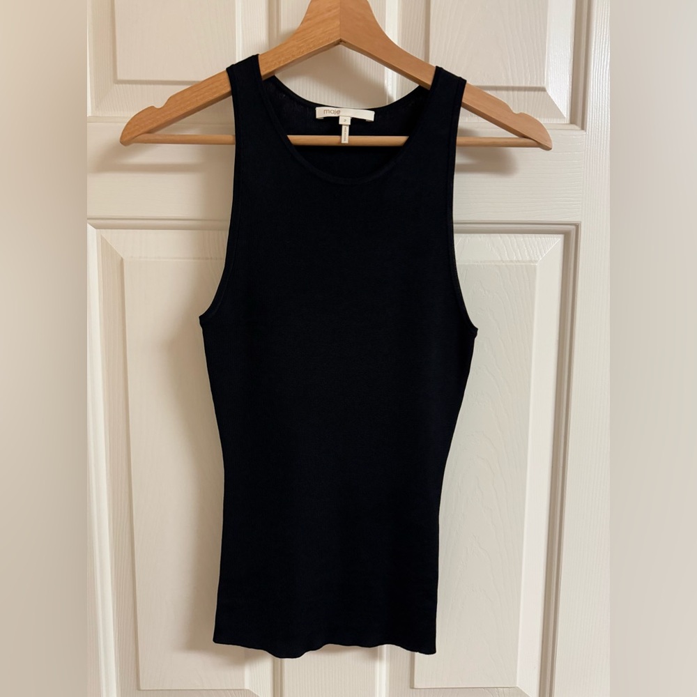 NEW Maje black tank top Small